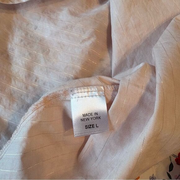 Petersyn Lily Metallic Stripe Off-the-Shoulder Top - Picture 5 of 6